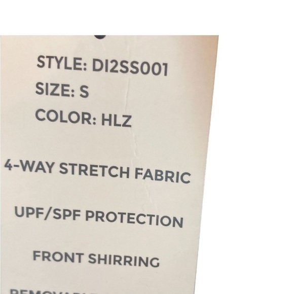 DKNY One Piece Swimsuit Black Ruched New With Tag NWT - Picture 8 of 8